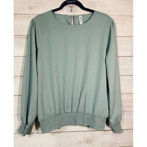 Elegant Mint Green Women's Top